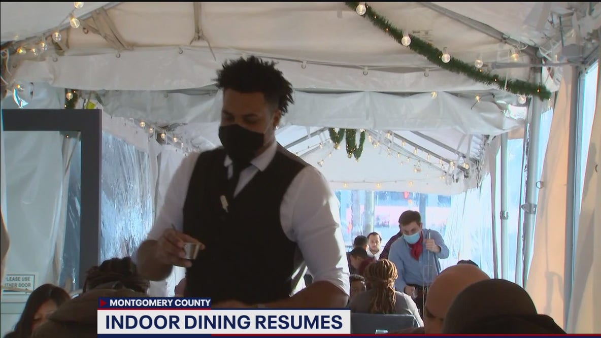 Montgomery County indoor dining resumes; restrictions still in place